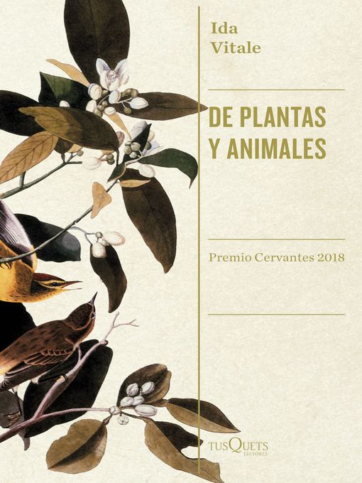 Title details for De plantas y animales by Ida Vitale - Wait list